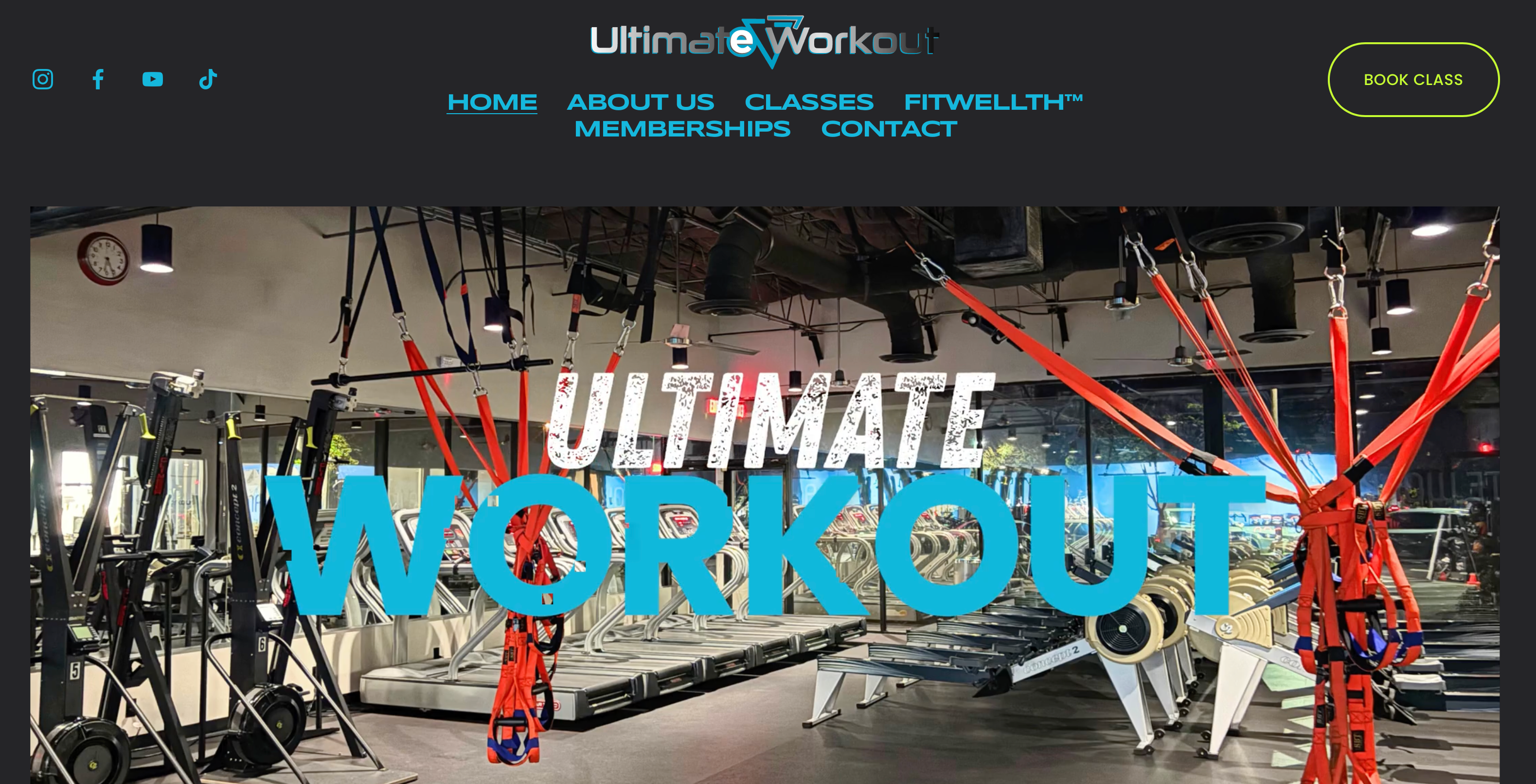 Ultimate Workout website