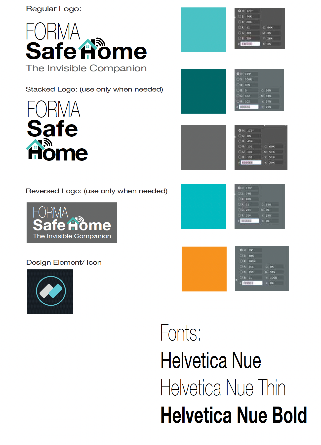 Brand Guidelines — Forma SafeHome